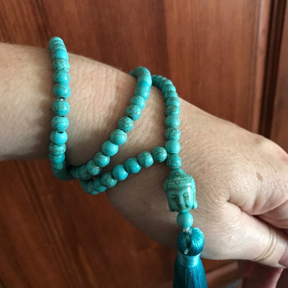 Turquoise meditation Mala - Picture 2 of 7